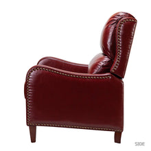 Load image into Gallery viewer, Beecher 28.75&#39;&#39; Wide Genuine Leather Manual Club Recliner
