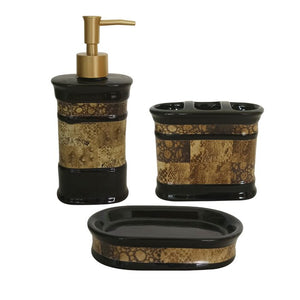Beesley Patch 3 Piece Bathroom Accessory Set (ND276)