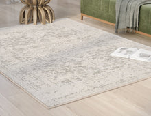 Load image into Gallery viewer, Hillsby Oriental Charcoal/Light Gray/Beige Area Rug 9&#39; x 12&#39;6&quot; 3041RR
