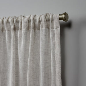 Belfry Solid Sheer Rod Pocket Curtain Panels (Set of 2) GL1812