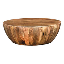 Load image into Gallery viewer, Beliveau Solid Wood Drum Coffee Table (AD347)
