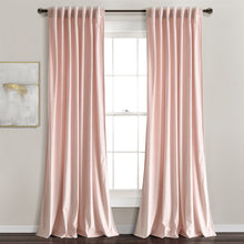 Load image into Gallery viewer, 54"W x 84"L Belknap Velvet Room Darkening Curtain Pair (Set of 2)
