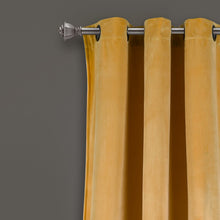 Load image into Gallery viewer, Belknap Velvet Solid Color Room Darkening Thermal Curtain Panels 38"W x 84"L (Set of 2)
