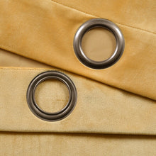 Load image into Gallery viewer, Belknap Velvet Solid Color Room Darkening Thermal Curtain Panels 38"W x 84"L (Set of 2)

