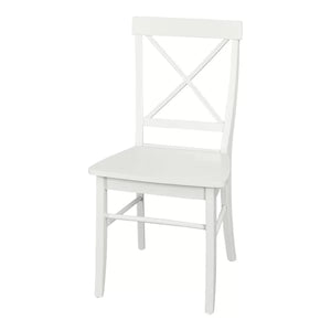 Bellmead Solid Wood Cross Back Side Chair (Set of 2)