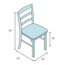Load image into Gallery viewer, Benat Solid Wood Dining Chair 7574
