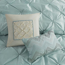 Load image into Gallery viewer, Queen Comforter + 6 Additional Pieces Seafoam Benjamin Comforter Set MRM421

