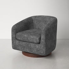 Load image into Gallery viewer, Bennett Upholstered Swivel Barrel Chair
