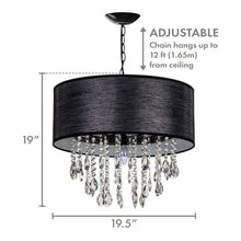 Load image into Gallery viewer, Bentley 5 - Light Unique / Statement Drum Chandelier 5237RR
