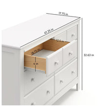 Load image into Gallery viewer, Benton 6 Drawer Double Dresser

