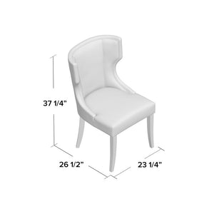 Berau Upholstered Wingback Side Chair