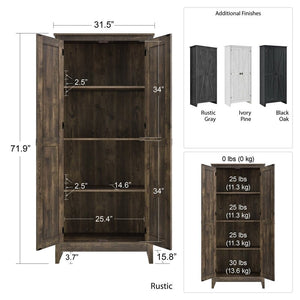 Berenice 4 - Shelf Storage Cabinet MRM4167