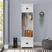 Load image into Gallery viewer, Berenice Hall Tree, Ivory Pine #2164HW
