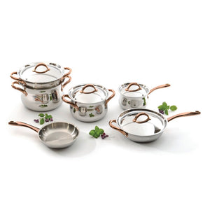BergHOFF International Ouro 11 Piece Stainless Steel Cookware Set 7421