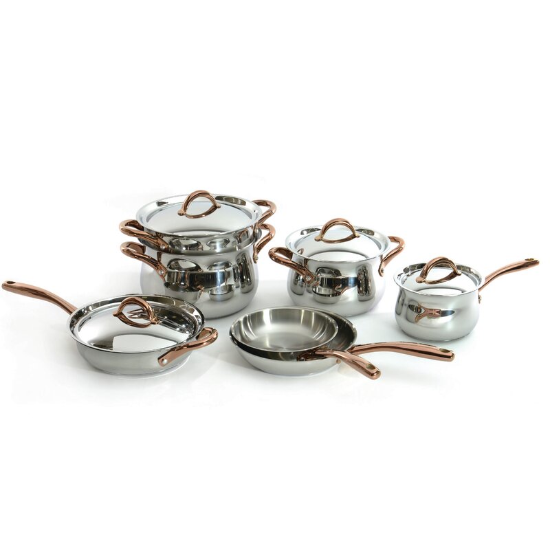 BergHOFF International Ouro 11 Piece Stainless Steel Cookware Set 7421