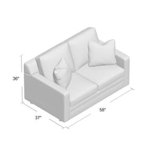 Load image into Gallery viewer, Bergen Beach 58&quot; Square Arm Sofa Bed MRM1389
