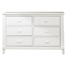 Load image into Gallery viewer, White Berkley 6 Drawer Double Dresser MRM138
