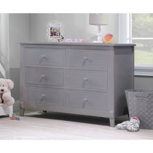Load image into Gallery viewer, Gray Berkley 6 Drawer Double Dresser

