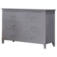 Load image into Gallery viewer, Gray Berkley 6 Drawer Double Dresser
