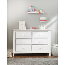 Load image into Gallery viewer, White Berkley 6 Drawer Double Dresser MRM138
