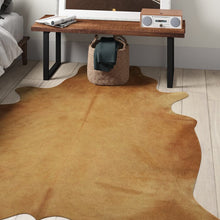 Load image into Gallery viewer, Bert Handmade Cowhide Brown Area Rug 5&#39; x 6&#39;6&quot;(2724RR)

