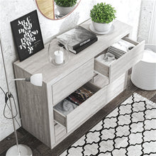 Load image into Gallery viewer, Light Gray Oak Besije 6 Drawer 46.46&#39;&#39; W Double Dresser
