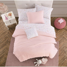 Load image into Gallery viewer, Twin Pink Bessette Duvet Cover Set #CR1104
