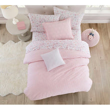 Load image into Gallery viewer, Twin Duvet Cover + 1 Sham Pink Bethea Duvet Cover Set (ND93)
