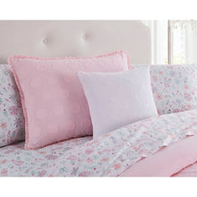 Load image into Gallery viewer, Twin Duvet Cover + 1 Sham Pink Bethea Duvet Cover Set (ND93)
