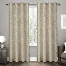 Load image into Gallery viewer, 52&quot; W x 84&quot; L Bettine Polyester Room Darkening Curtain Pair (Set of 2)
