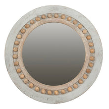 Load image into Gallery viewer, Bevier Round Decorative Wood Wall Accent Mirror 2350CDR
