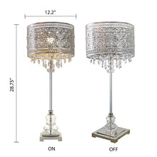 Load image into Gallery viewer, Bevill 28.75" Silver Buffet Lamp
