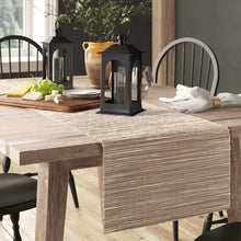 Load image into Gallery viewer, 72&quot; x 16&quot; Bevis Shimmering Woven Nubby Natural Table Runner
