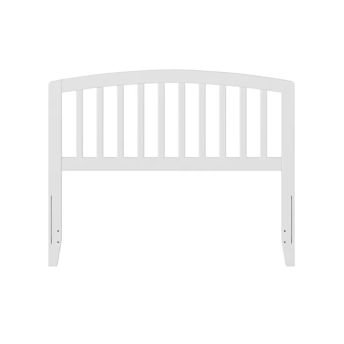 Full White Bharmal Solid Wood Headboard