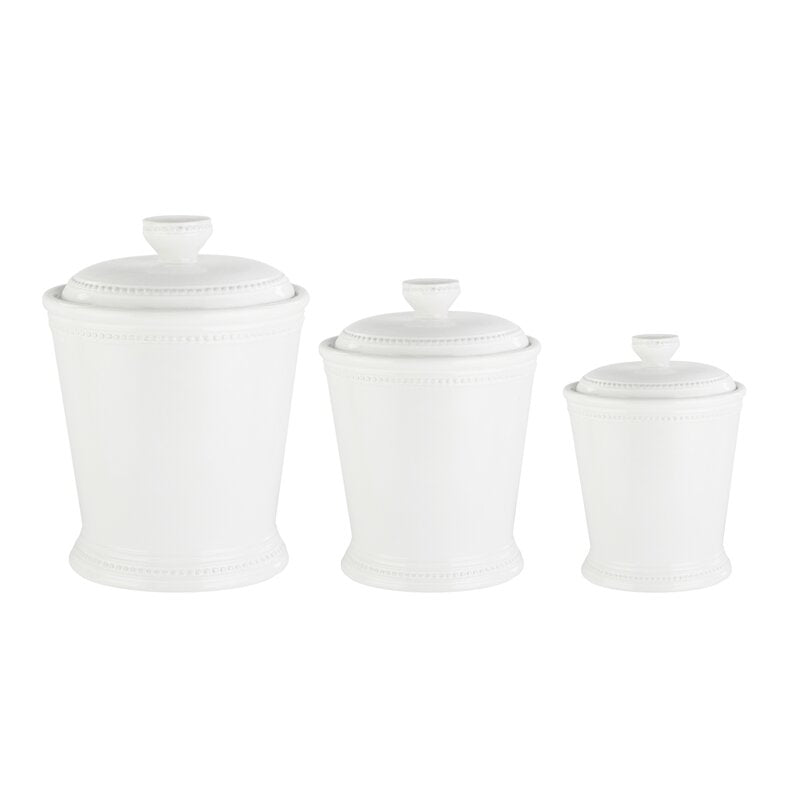 Bianca 3 Piece Kitchen Canister Set 1107AH