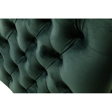 Load image into Gallery viewer, Bienville 34&quot; W Tufted Velvet Armchair, green velvet
