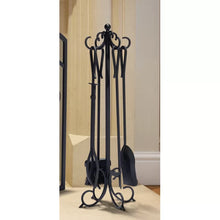 Load image into Gallery viewer, Bierce 5 Piece Steel Fireplace Tool Set
