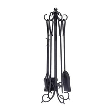 Load image into Gallery viewer, Bierce 5 Piece Steel Fireplace Tool Set
