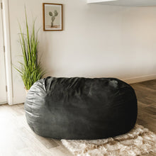 Load image into Gallery viewer, Giant 6 Foot Foam Filled Bean Bag Sofa with Soft Removeable Cover
