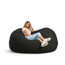 Load image into Gallery viewer, Giant 6 Foot Foam Filled Bean Bag Sofa with Soft Removeable Cover
