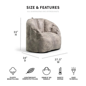 Big Joe Lux Bean Bag Chair