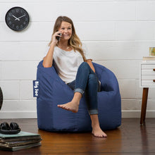 Load image into Gallery viewer, Navy Blue Big Joe Standard Bean Bag Chair (LW180)
