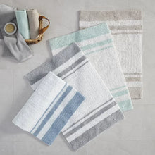 Load image into Gallery viewer, 20&#39;&#39; x 30&quot; Aqua Bilst Cotton Reversible Bath Rug
