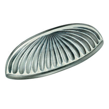 Load image into Gallery viewer, Whitewashed Pewter Belmont 3" Center to Center Cup/Bin Pull Set of 6 bin pulls 4879RR
