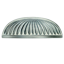 Load image into Gallery viewer, Whitewashed Pewter Belmont 3" Center to Center Cup/Bin Pull Set of 6 bin pulls 4879RR
