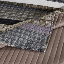 Load image into Gallery viewer, Binette Cotton Blend Reversible Traditional Quilt Set, EC1162
