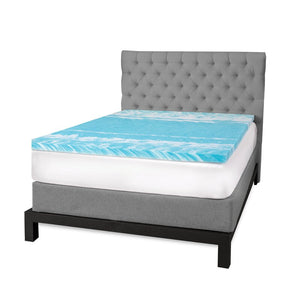 Biopedic 3" Gel Swirl Memory Foam Twin Mattress Topper 7695