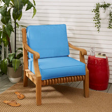 Load image into Gallery viewer, 5&quot; H x 23.5&quot; W x 23&quot; D Birch Lane™ 1 - Piece Outdoor Sunbrella® Seat/Back Cushion 23.5&#39;&#39; W x 23&#39;&#39; D
