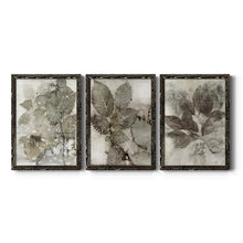 Load image into Gallery viewer, 20&quot; H x 51&quot; W x 0.75&quot; D Birch Leaves I - 3 Piece Picture Frame Painting Set on Canvas

