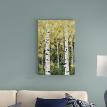 Load image into Gallery viewer, 30&quot; H x 20&quot; W x 1.25&quot; D Birch Treeline I by Jade Reynolds - Painting on Canvas
